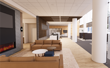 Downtown Spokane Financial Center lobby