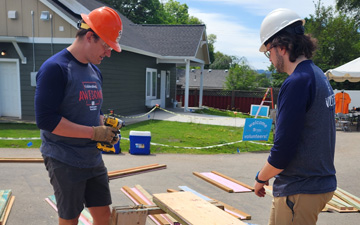 Volunteers at Habitat for Humanity 2025