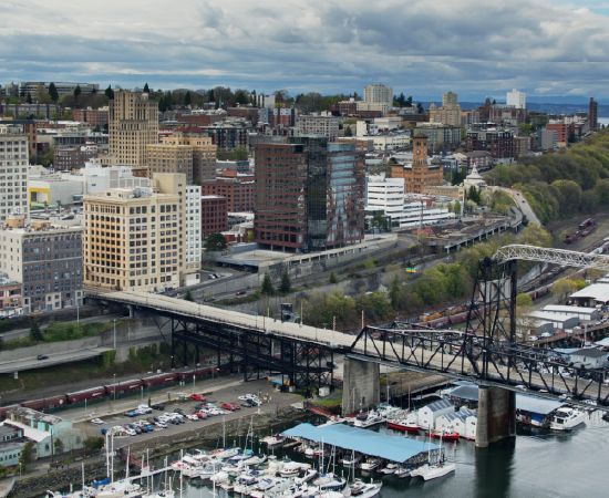 Tacoma skyline. 