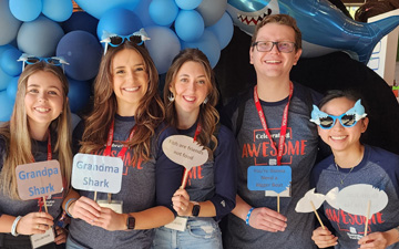 Volunteers at Mobius Shark Week 2025