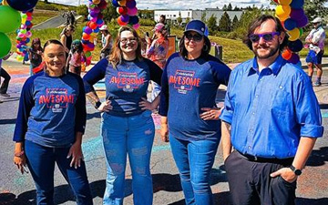 Volunteers at Color Run Pullman 2025
